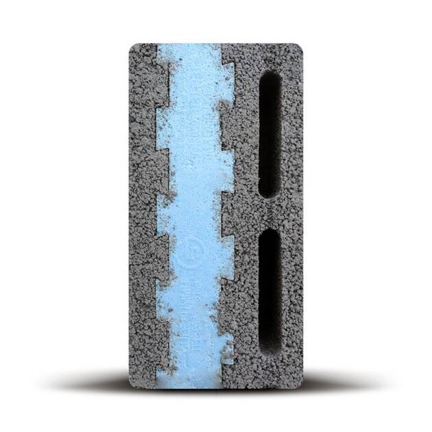 High-Density Thermal Volcanic Sandwich Block – Blue EPS 24 MPa