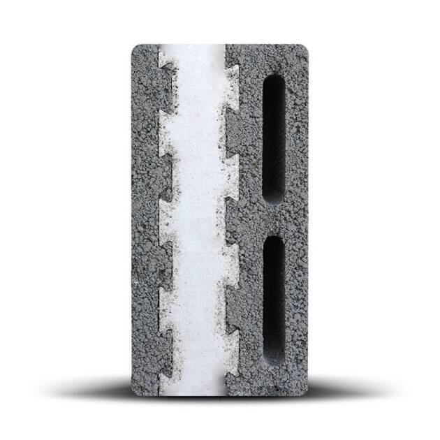 Reinforced Thermal Volcanic Sandwich Block – White EPS 18 MPa
