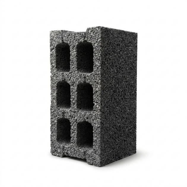 Volcanic Hollow Concrete Block – 6 Core Reinforced Design