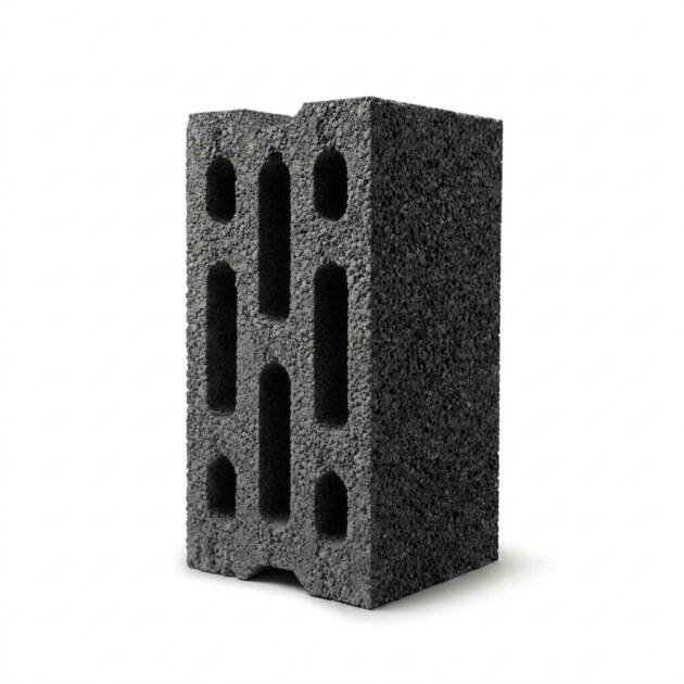 Volcanic Hollow Concrete Block – 8 Core Heavy-Duty Structure